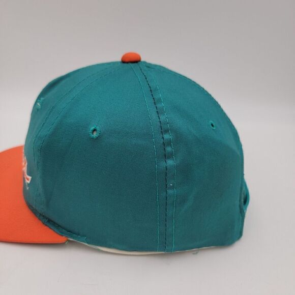 Vintage Sports Specialties The Twill Miami Dolphins SCRIPT Snapback Hat Teal OJ - Picture 5 of 11